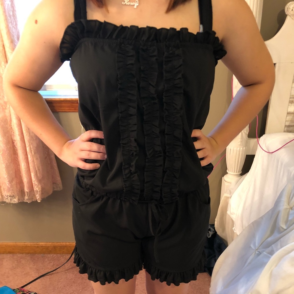 Tie up romper